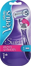 Düfte, Parfümerie und Kosmetik Rasierer mit 1 Ersatzklingen - Gillette Venus Swirl FlexiBall