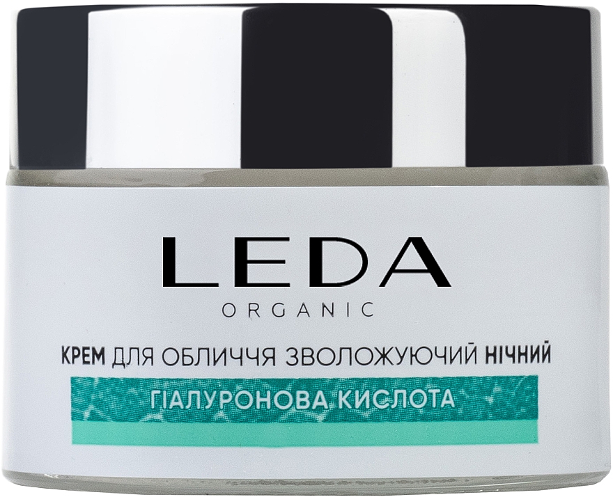 Feuchtigkeitsspendende Gesichtscreme für die Nacht - Leda Moisturizing Night Cream — Bild N1