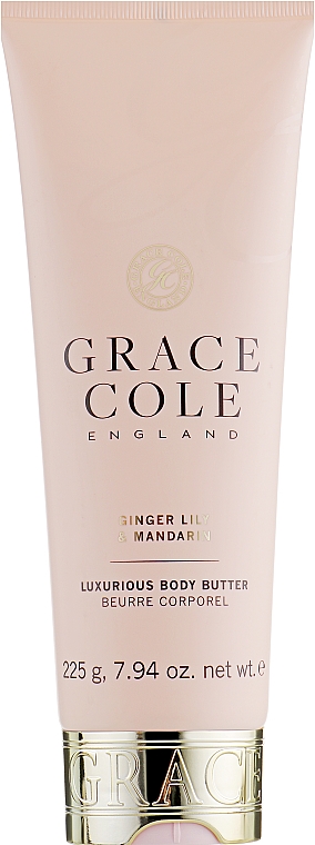 Pflegende Körperbutter mit Ingwer-, Lilien- und Mandarinenduft - Grace Cole England Ginger Lily & Mandarin Luxurious Body Butter — Bild N1