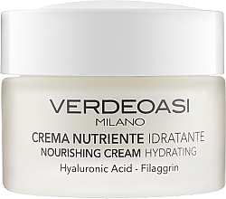 Düfte, Parfümerie und Kosmetik Feuchtigkeitsspendende Nährstoffcreme für das Gesicht für normale und trockene Haut mit Hyaluronsäure - Verdeoasi Nourishing Cream Hydrating