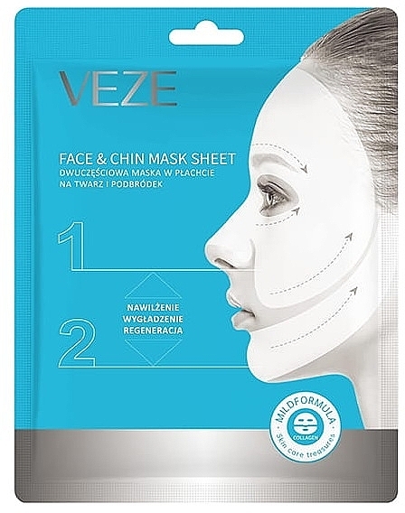 Maske für Gesicht und Kinn - Veze (Venzen) Face & Chin Mask Sheet — Bild N1