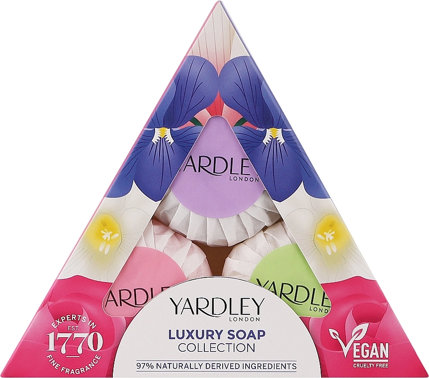 Yardley English Rose - Seifen-Set mit Blumenduft (3x50g) — Bild N1