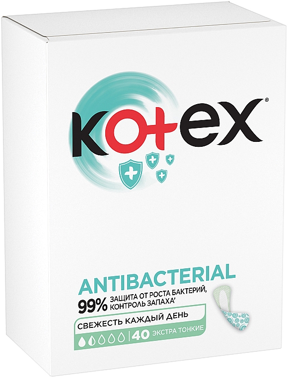 Slipeinlagen 40 St. - Kotex Antibac Extra Thin — Bild N1