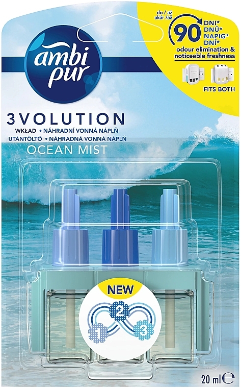 Nachfüllbehälter für Ocean Mist Elektrodiffusor - Ambi Pur Electric Air Freshener Ocean Mist Refill  — Bild N1