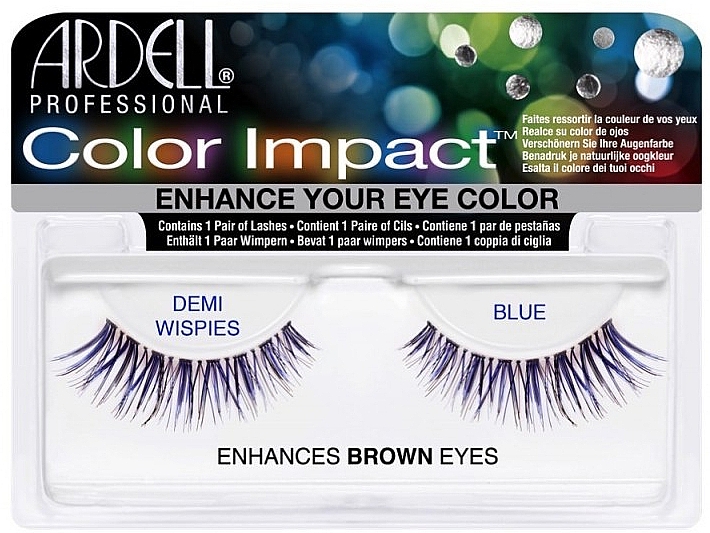 Künstliche Wimpern - Ardell Color Impact Lash Demi Wispies — Bild N1