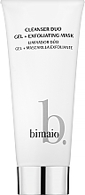 Düfte, Parfümerie und Kosmetik Reinigungsgel für das Gesicht - Bimaio Cleanser Duo Gel+Exfoliating Mask