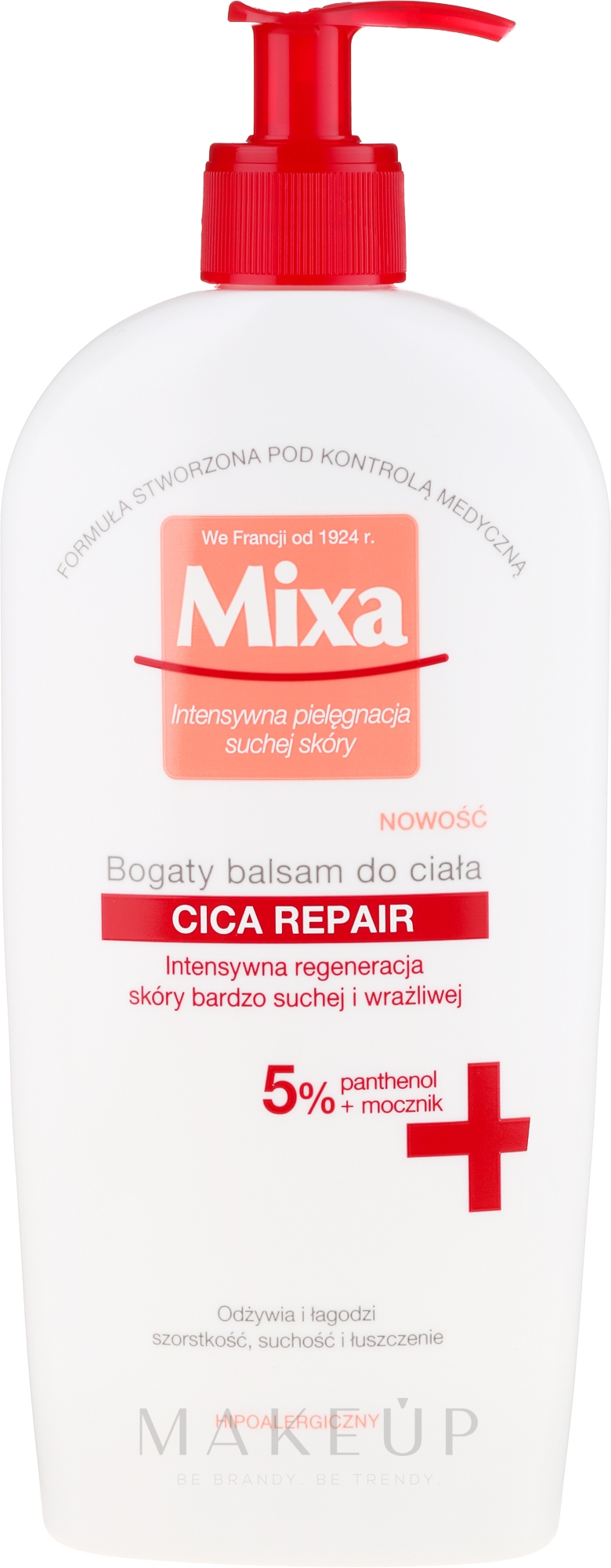 Intensiv regenerierender Körperbalsam - Mixa Cica Repair Body Balm — Bild 400 ml