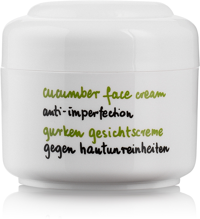 Gesichtscreme gegen Hautunreinheiten mit Gurkenextrakt - Ziaja Cucumber Face Cream — Bild N1