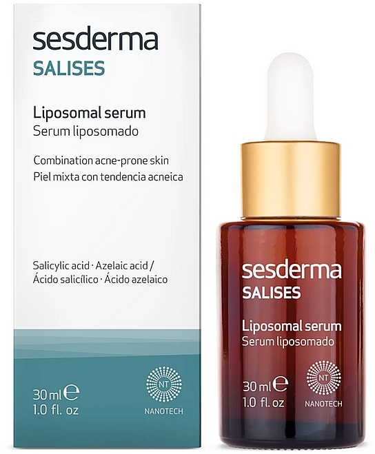 Serum für zu Akne neigende Haut - Sesderma Salises Liposomal Serum Acne-Prone Skin — Bild N1