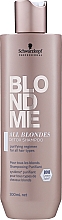 Farbschützendes Detox-Shampoo für blondes und coloriertes Haar - Schwarzkopf Professional Blondme All Blondes Detox Shampoo — Bild N1