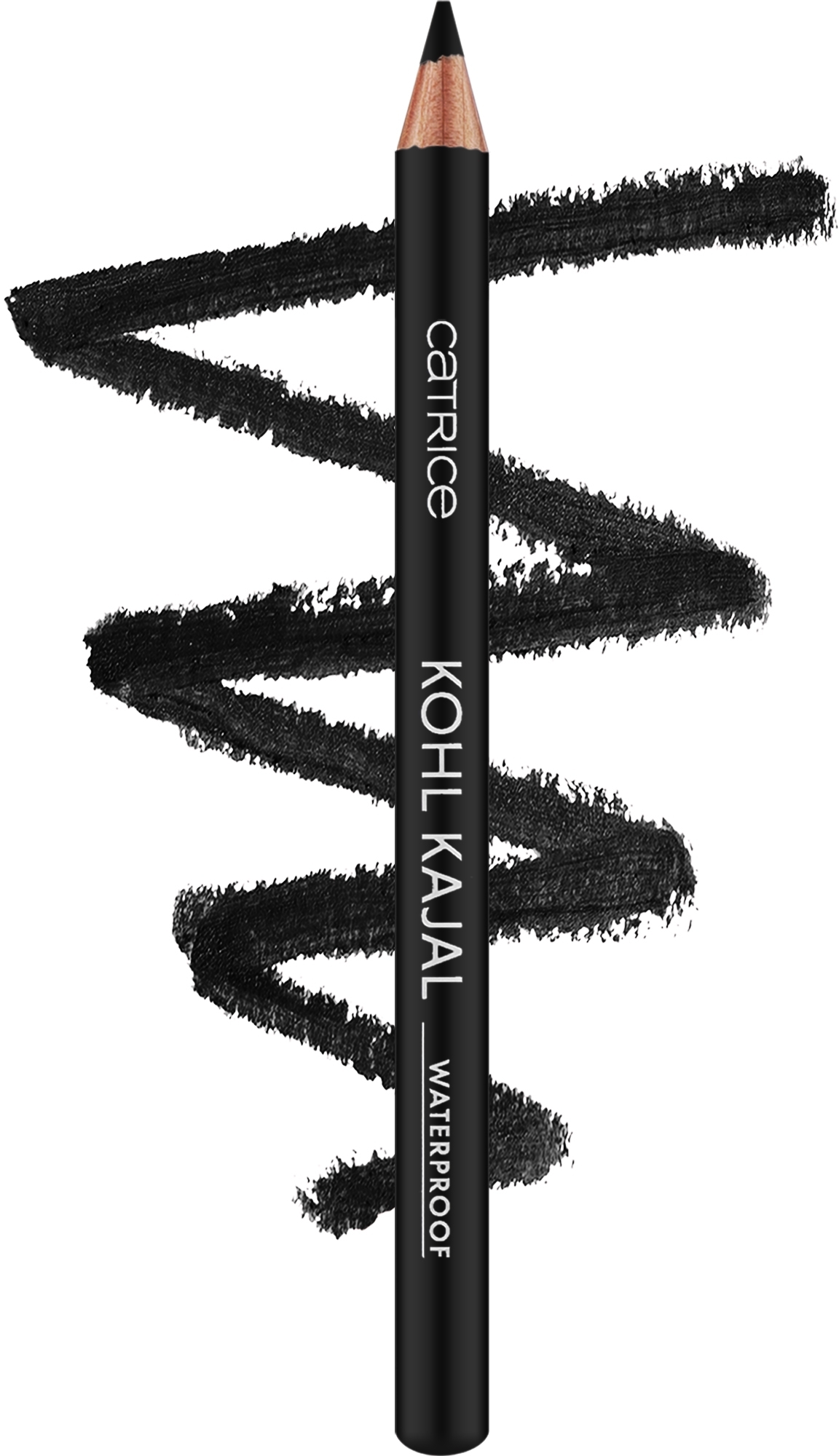 Wasserfester Eyeliner - Catrice Kohl Kajal Waterproof Eye Pencil — Bild 010 - Check Chic Black