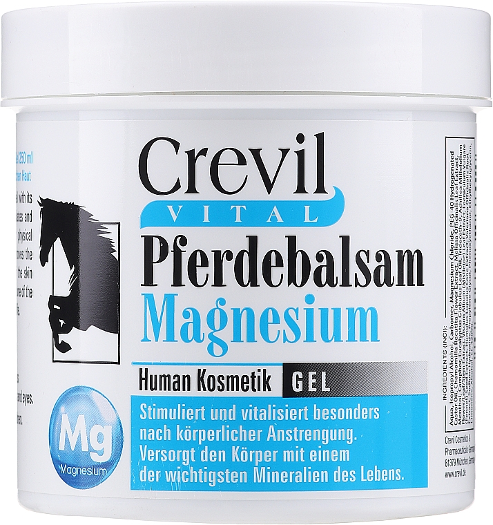Vitalisierender Pferdebalsam nach körperlichen Anstrengungen mit Magnesium - Crevil Vital — Bild N1