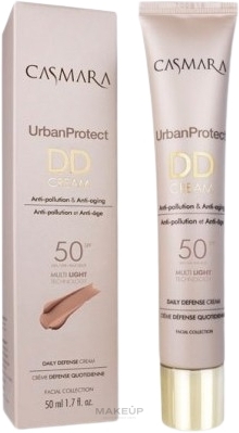 Schützende DD-Creme - Casmara Urban Protect DD SPF50 — Bild Dark