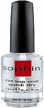 Schnelltrocknender Überlack - Sophin French Manicure Quick Dry — Bild N1
