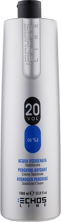 Entwicklerlotion 20 Vol (6%) - Echosline Hydrogen Peroxide Stabilized Cream 20 vol (6%) — Foto N9