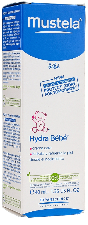 Feuchtigkeitsspendende Gesichtscreme für Babys und Kinder - Mustela Hydra Bebe Visage