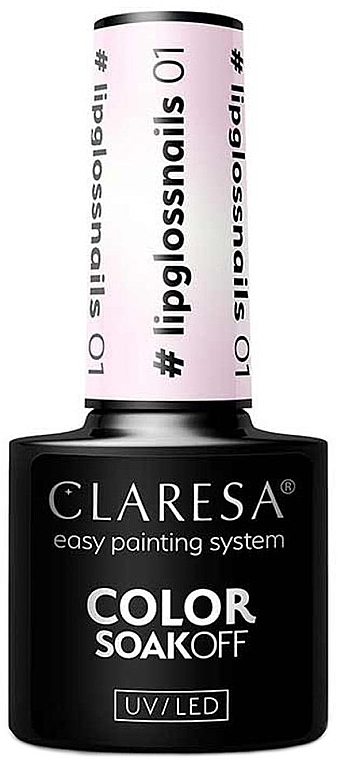Hybrid-Nagellack - Claresa Color SoakOff UV/LED #Lipglossnails — Bild N1