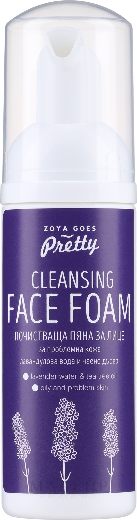 Gesichtsreinigungsschaum Lavendel und Teebaum - Zoya Goes Cleansing Face Foam — Bild 50 ml