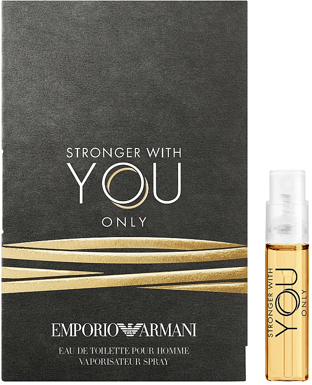 GESCHENK! Giorgio Armani Emporio Armani Stronger With You Only - Eau de Toilette (Probe) — Bild N1