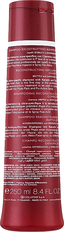Regenerierendes Shampoo - Collistar Pure Actives Reconstructing Replumping Shampoo — Bild N2