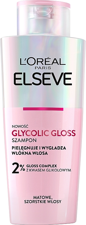 Pflegendes und glättendes Shampoo - L’Oréal Paris Elseve Glycolic Gloss Shampoo  — Bild N1
