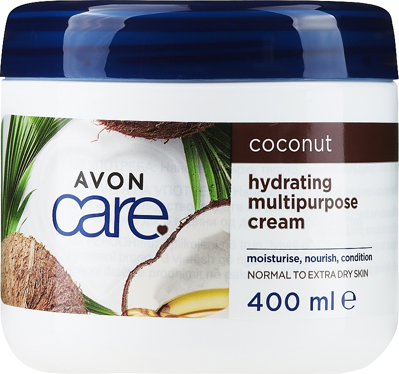 Revitalisierende Multifunktionscreme für Gesicht, Hände und Körper mit Kokosöl - Avon Care Coconut Hydrating Multipurpose Cream  — Bild N1