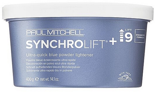 Schnell aufhellendes blaues Blondierpulver - Paul Mitchell Synchro Lift+ Ultra-Quick Blue Powder Lightener — Bild N1