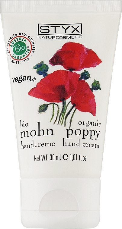 Handcreme mit Mohn - Styx Naturcosmetic Mohn Poppy Hand Cream — Bild N1