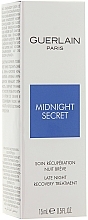 Regenerierende Gesichtspflege für die Nacht - Guerlain Midnight Secret Late Night Recovery Treatment — Bild N1