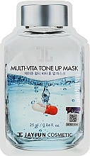 Tuchmaske mit Vitamin-Komplex  - Jayjun Multi-Vita Tone Up Mask  — Bild N4