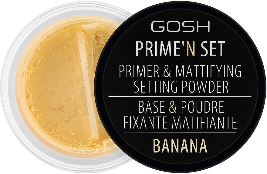 Primer und mattierender Puder mit Hyaluronsäure - Gosh Prime'n Set Powder — Foto N1