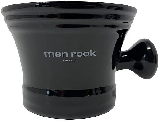 Rasierschale mit Handgriff schwarz - Men Rock Porcelain Shaving Bowl Black — Bild N1