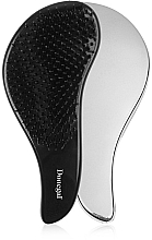 Düfte, Parfümerie und Kosmetik Haarbürste 1233 schwarz-silber - Donegal TT-Hair Chrome Look Hair Brush