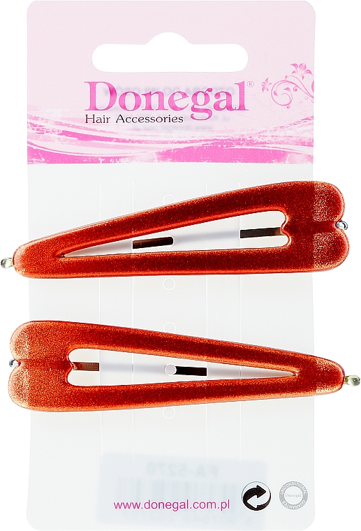 Haarspangen 5270 orange 2 St. - Donegal Hair Clip