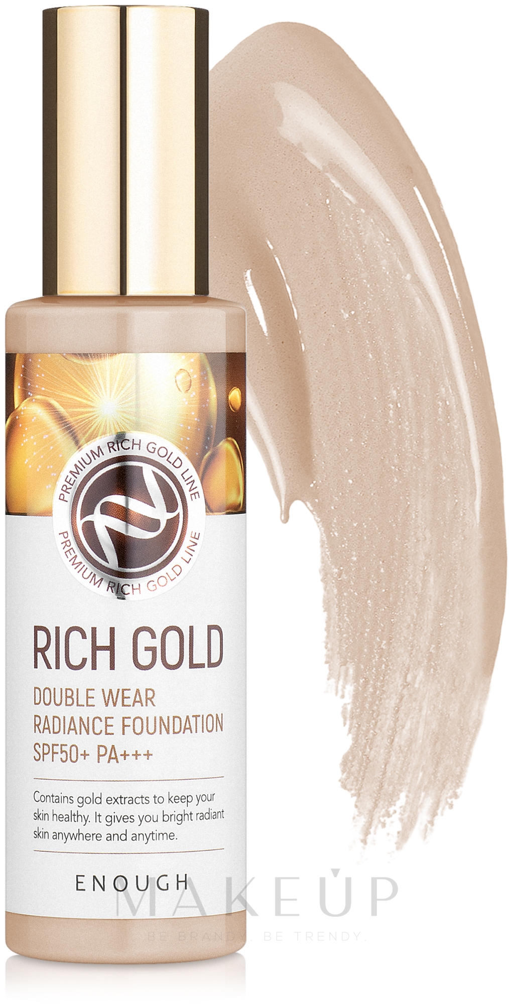 Foundation mit Goldpartikeln - Enough Rich Gold Double Wear Radiance Foundation SPF50+ PA+++ — Bild 13