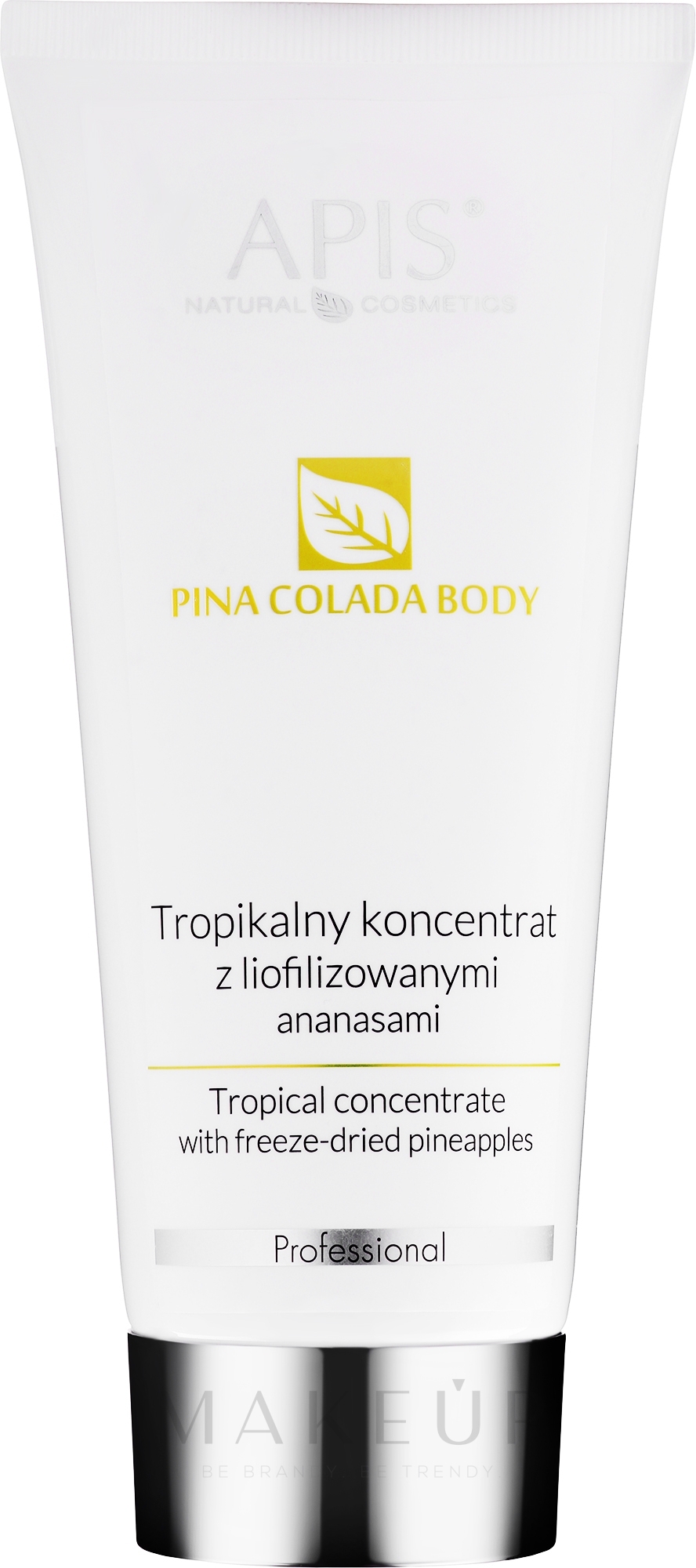 Körperkonzentrat mit gefriergetrockneter Ananas - Apis Professional Pina Colada Body Tropical Concentrate — Bild 200 ml