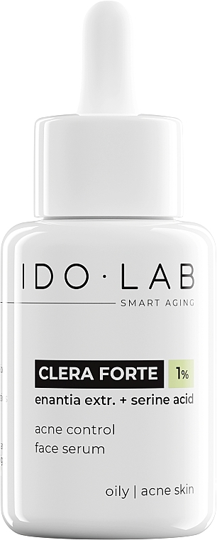 Serum für fettige Haut und Akne - Idolab Clera Forte Acne Control Face Serum  — Bild N1