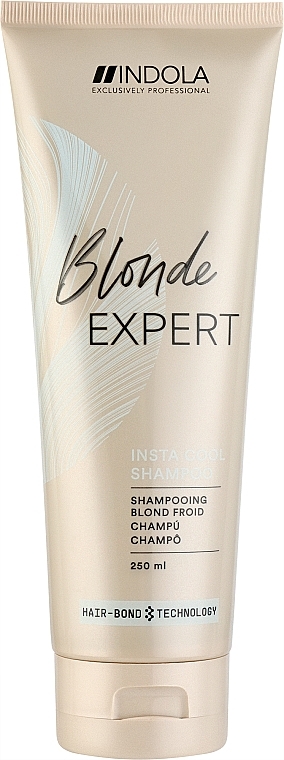 Shampoo für kühle Blondtöne - Indola Blonde Expert Insta Cool Shampoo — Bild N5