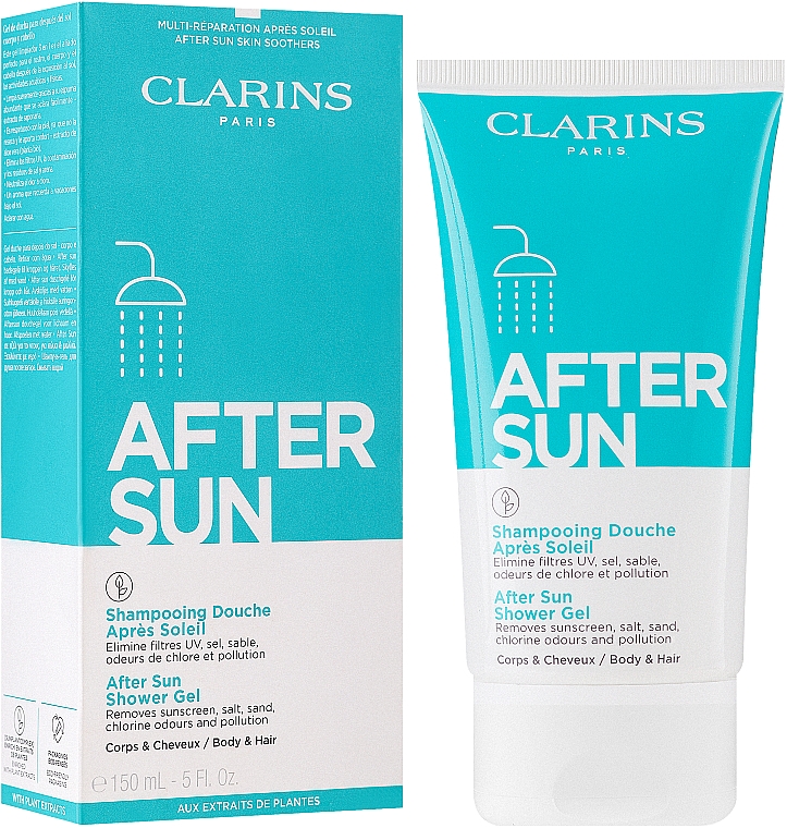 After Sun Duschgel für Körper und Haar - Clarins After Sun Shower Gel Tube — Bild N2