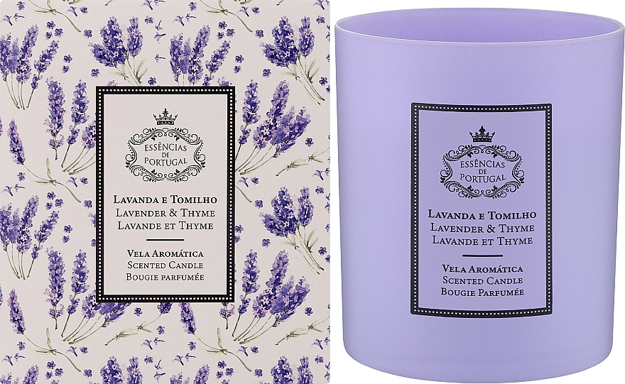 Duftkerze Lavendel und Thymian - Essencias De Portugal Lavender & Thyme Scented Candle — Bild N2