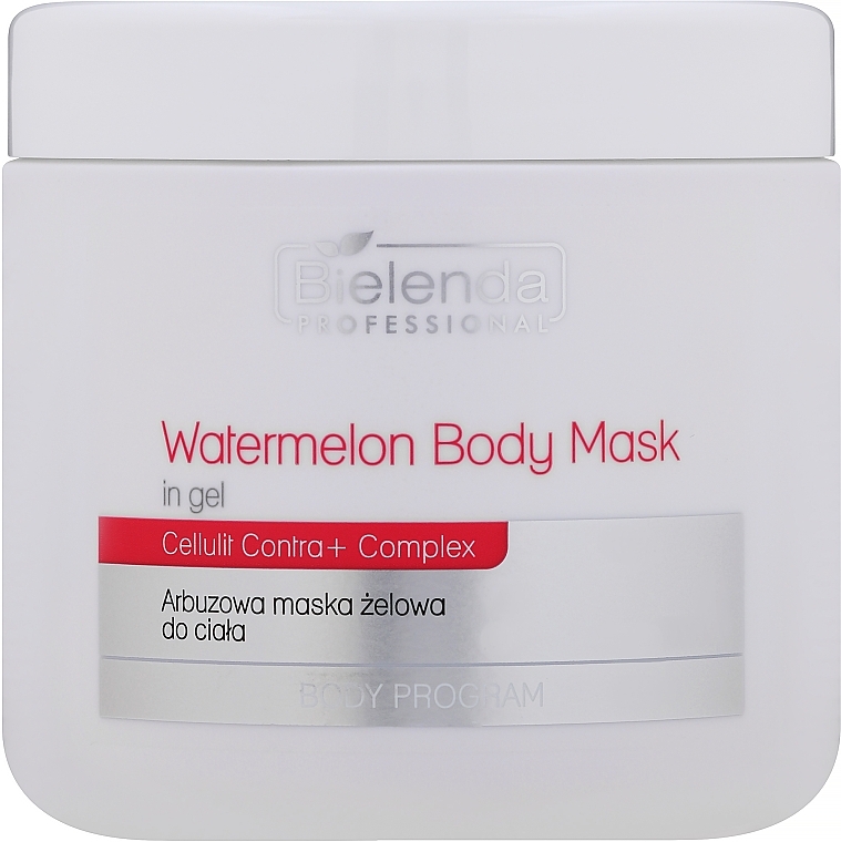 Gelmaske für den Körper mit Wassermeloneextrakt - Bielenda Professional Watermelon Gel Body Mask — Bild N1