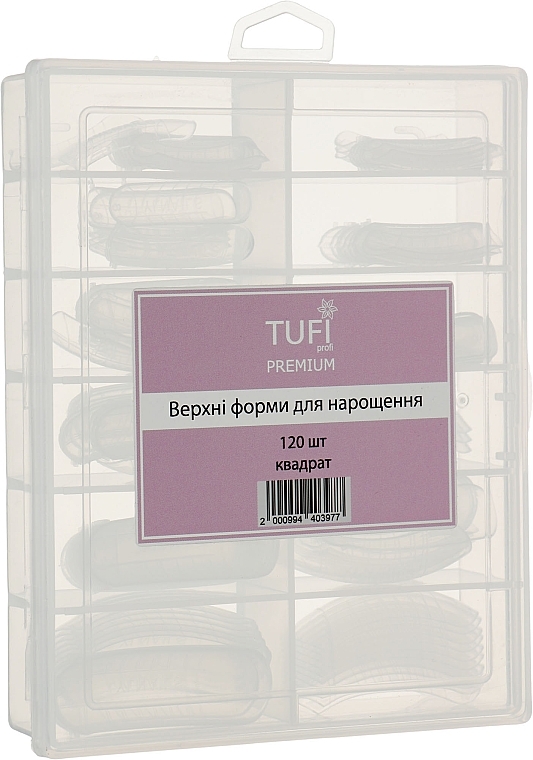 Nagelformen Quadrat 120 St. - Tufi Profi Premium — Bild N1