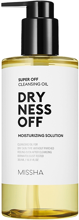 Feuchtigkeitsspendendes Gesichtsreinigungsöl für trockene Haut - Missha Super Off Cleansing Oil Dryness Off