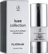 Düfte, Parfümerie und Kosmetik Gesichtsserum für die Nacht - Lambre Luxe Collection Cellular Gold