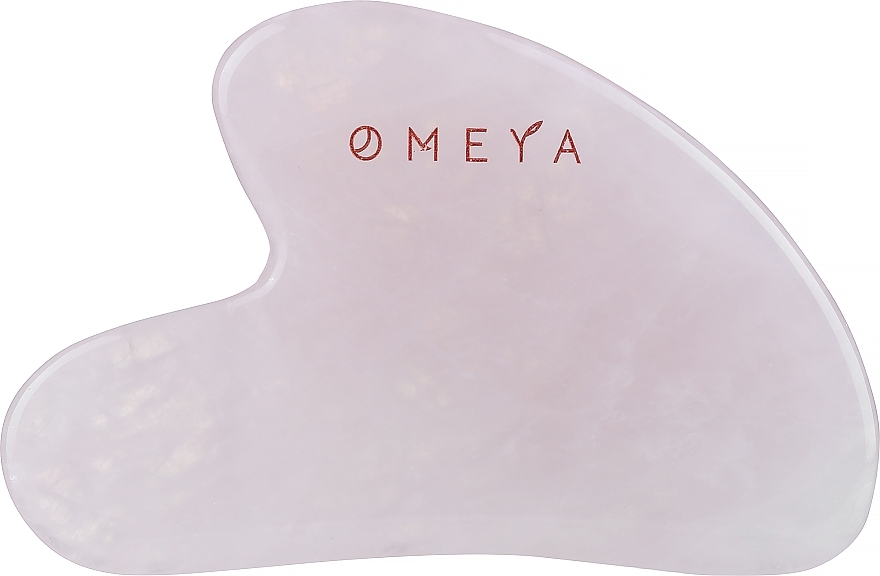 Gesichtsmassagegerät - Omeya Rose Quartz Gua Sha — Bild N2