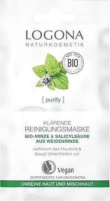 Reinigende Biomaske für fettige- und Mischhaut - Logona Facial Care Cleansing Mask — Bild N3