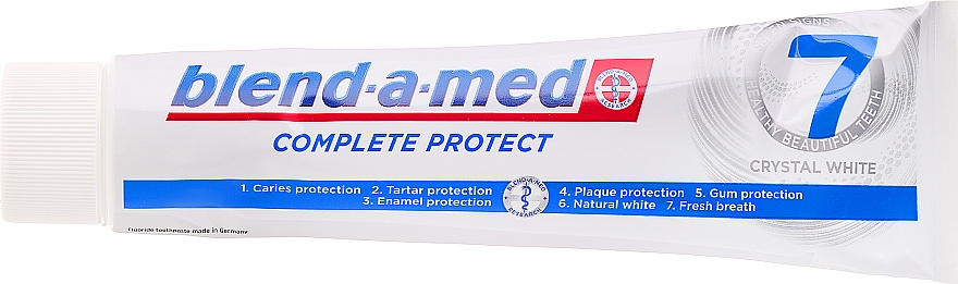 Zahnpasta Complete Protect 7 Crystal White - Blend-a-Med Complete Protect 7 Crystal White Toothpaste — Bild N4