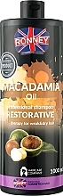 Stärkendes Shampoo mit Macadamiaöl für trockenes und schwaches Haar - Ronney Macadamia Oil Restorative Szampoo — Bild N2