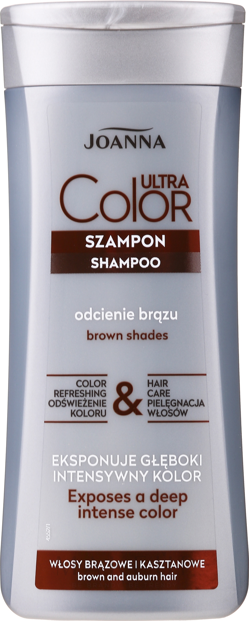 Shampoo für braunes und kupferrotes Haar - Joanna Ultra Color System Shampoo — Bild 200 ml