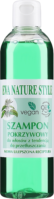 Shampoo mit Brennnessel-Extrakt - Eva Natura Nature Style Nettle Shampoo — Bild N1